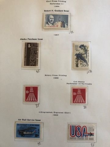 United States - Large group of Airmails - See scans and description