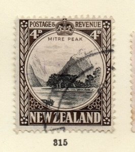 New Zealand 1936-42 Early Issue Fine Used 4d. NW-170195