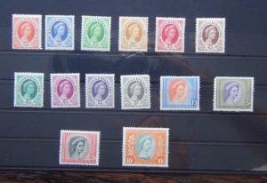 Rhodesia & Njassaland 1954-56 Set komplett zu 10s mm