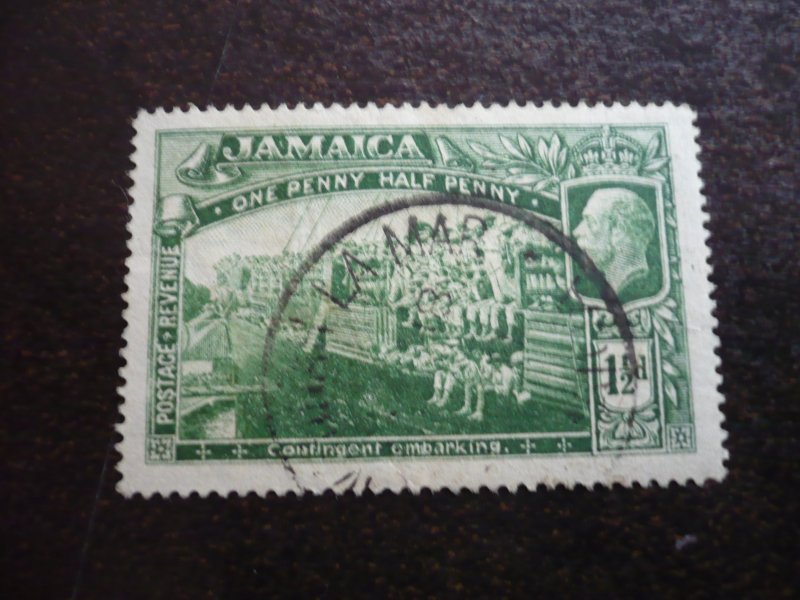 Stamps - Jamaica - Scott# 77 - Used Part Set of 1 Stamp