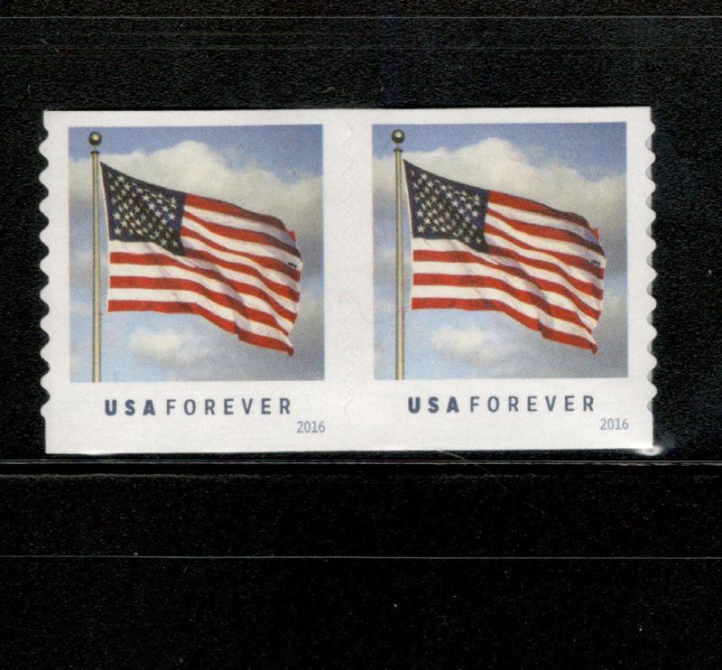  5053 US Flag (APU) Pair Mint/nh Free Shipping 