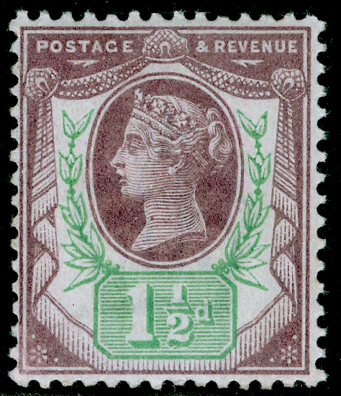 SG198 SPEC K29(1), 1½d pale dull purple & pale green, NH MINT. Cat £25.