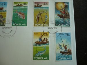 Stamps - Tokelau Islands - Scott# 85-90 - First Day Cover