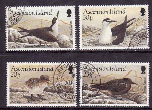 Ascension Is.-Sc#594-7- id8-used set-Birds-Sooty Tern-1994-
