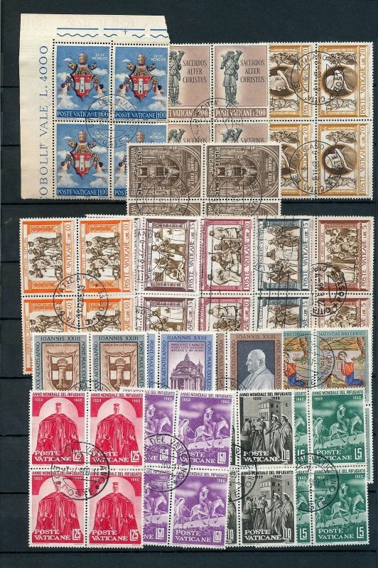 Vatican Religion Art Blocks Used )210 Stamps (NT612