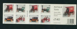 2003 US Antique Toys Postage Stamp #3629e Convertible Pane Die Cut Misperf Error