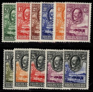 BECHUANALAND PROTECTORATE GV SG99-109, 1932 SHORT set, LH MINT. Cat £262.