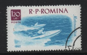 Romania #1483  cancelled 1962  motorboats 1.20 l