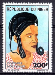 Niger 1991 Sc#843 NIGERIAN TRADITIONAL HAIRSTYLES Single MNH