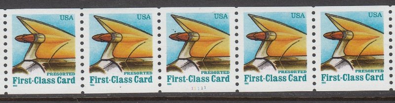 USA PNC SC# 2908 TAILFIN 1995 $0.15c PL# 11111 W.A. PNC5 MNH