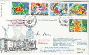 Britain 75th Ann. of 6th Squadron Biggin Hill Stamps First Day Cover ref R 16719