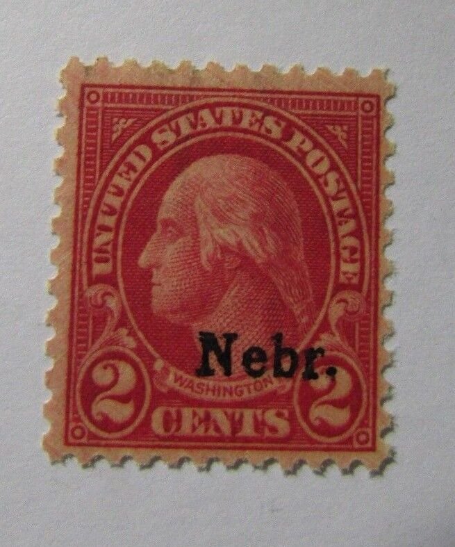 1929 United States SC #671 WASHINGTON  Nebraska overprint  MNH stamp