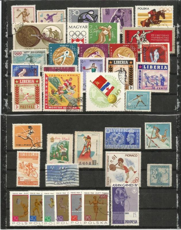 One lot SPORTS stamps