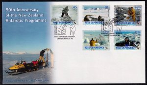 Ross Dependency 2006 Antarctic Programme Set First Day Cover FDC SC L94-L98