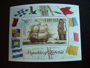 Stamps - Liberia - Scott# C194 - CTO Souvenir Sheet