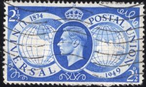 Great Britain 276 - Used - 2 1/2p UPU / George VI (1949)