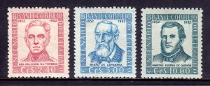 Brazil - Scott #721-723 - MH - SCV $8.60