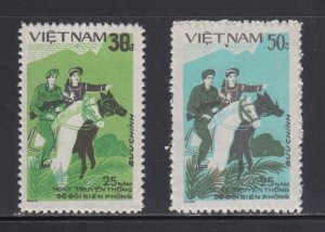 North Vietnam  1462-63    mnh      cat  $10.00