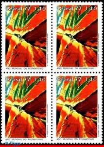 1498 BRAZIL 1977 INTERNATIONAL RHEUMATISM YEAR, HEALTH, MI# 1585, BLOCK MNH