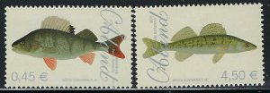 Finland Aland 270-71 MNH 2008 Fish (an6360)