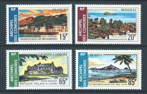 Comoro Islands #C32-5 NH 15fr-85fr Comoro Landscapes