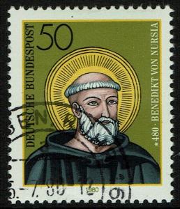 Germany 1334  Used - Saint Benedict (1980)