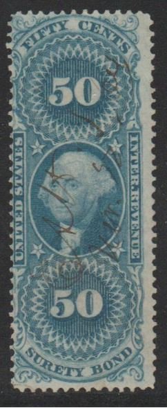 U.S. Scott #R63c Revenue Stamp - Used Set of 4 - IND