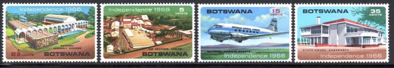 Botswana - 1966 Independence Set MNH** SG 202-205