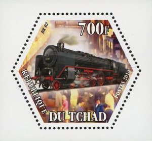 World Locomotive BR 02 Transportation Mini Souvenir Sheet Mint NH