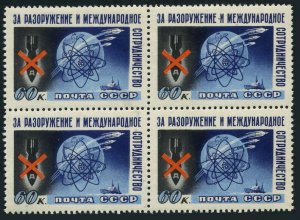 Russia 2077 block/4,MNH.Michel 2096. Conference for peaceful Atomic Energy,1958.