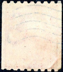 #391 – 1910 2c Washington, carmine, perf 8.5 horizontal. Used. VF.