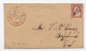 1850s Miller's Place NY red CDS #11A cover [h.4800]