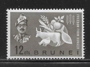 Brunei 100 1963 Freedom from Hunger LH