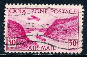 Canal Zone #C12 Single Used
