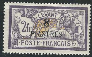 France  Off Turkey  37 Y&T 22 MH F/VF 1902 SCV $20.00