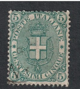 Italy # 67 , Arms of Savoy , F-VF Used Stamp - I Combine S/H