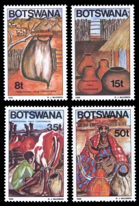 Botswana 1986 Scott #384-387 Mint Never Hinged
