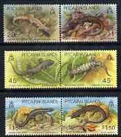 PITCAIRN IS - 1993 - Lizards - Perf 6v Set - Mint Never Hinged