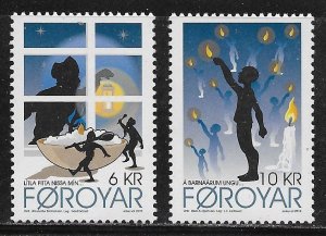 Faroe Islands Scott #'s 546 - 547 MNH