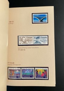 Stamps Postage Collection Canada years 1974/1979 / Album timbres complet Canada