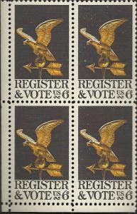 # 1344 MINT NEVER HINGED REGISTER AND VOTE