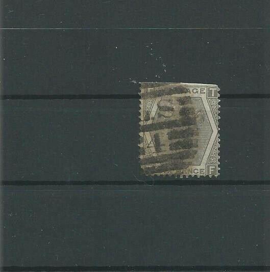 TRADE PRICE STAMPS  VICTORIA 6d GREY PLATE 12 USED CAT £250