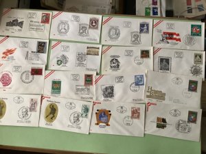 Austria postal covers 16 items Ref A2266