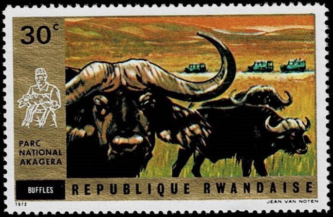 1972-1975 Used Stamps of Rwanda