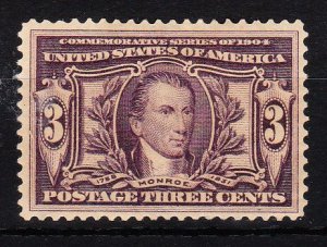 MOstamps - US Scott #325 Mint DOG H - Lot # HS-D588