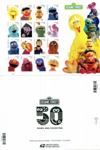 US Scott #5394 Sesame Street Forever Sheet MNH. Free Shipping.