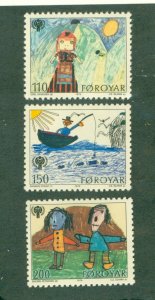 FAROE ISLANDS 45-7 MNH BIN $1.45