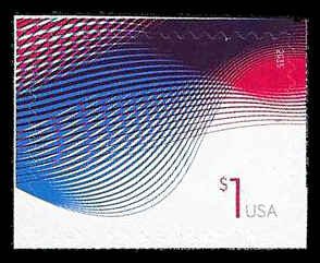 PCBstamps   US #4953 $1.00 Patriotic Wave, MNH, (22)