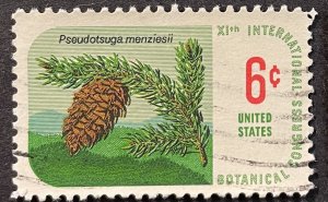 US #1376 Used F/VF 6c Botanical Congress: Pseudotsuga Menziesii 1969 [G2.8.3]