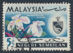 Negri Sembilan  SC# 78 Used  Orchids Flowers see details & scans